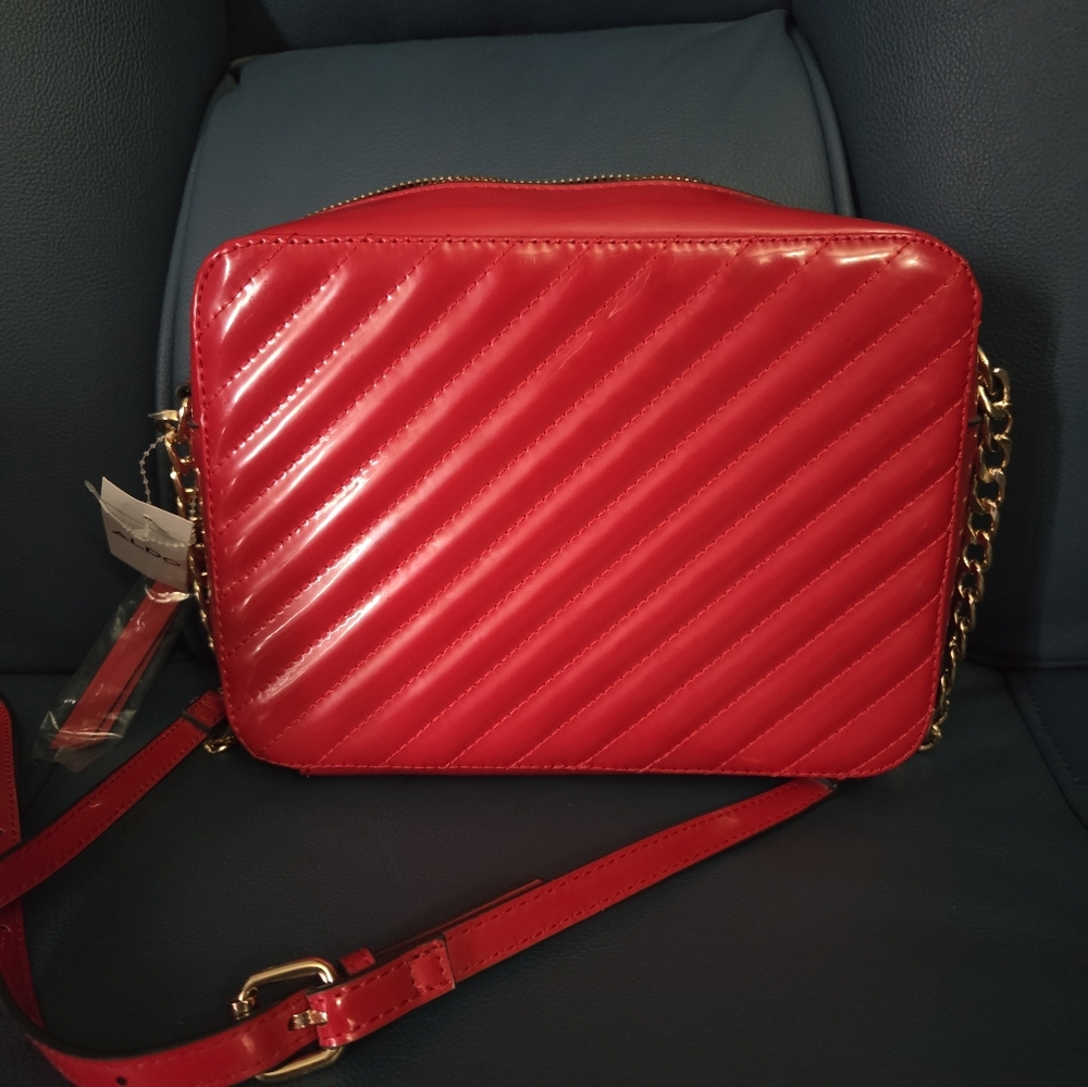 Aldo Scarlet Quilted Crossbody Bag - Picture 3 of 5